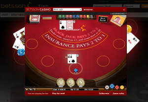 Blackjack Betsson Casino