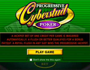 Progressive Cyberstud van Microgaming