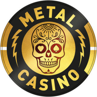 metal casino logo