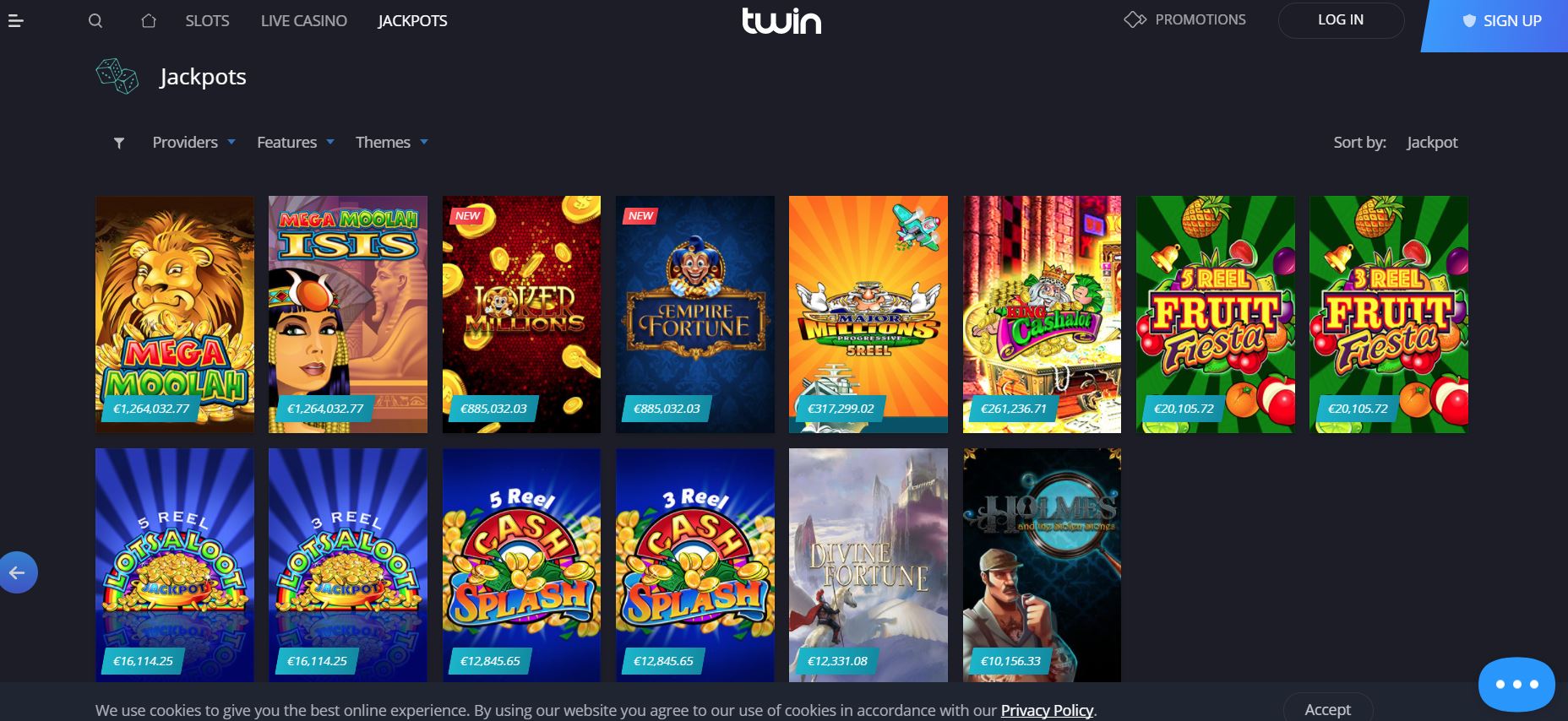 Twin casino online