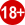 18+ logo voor gokken